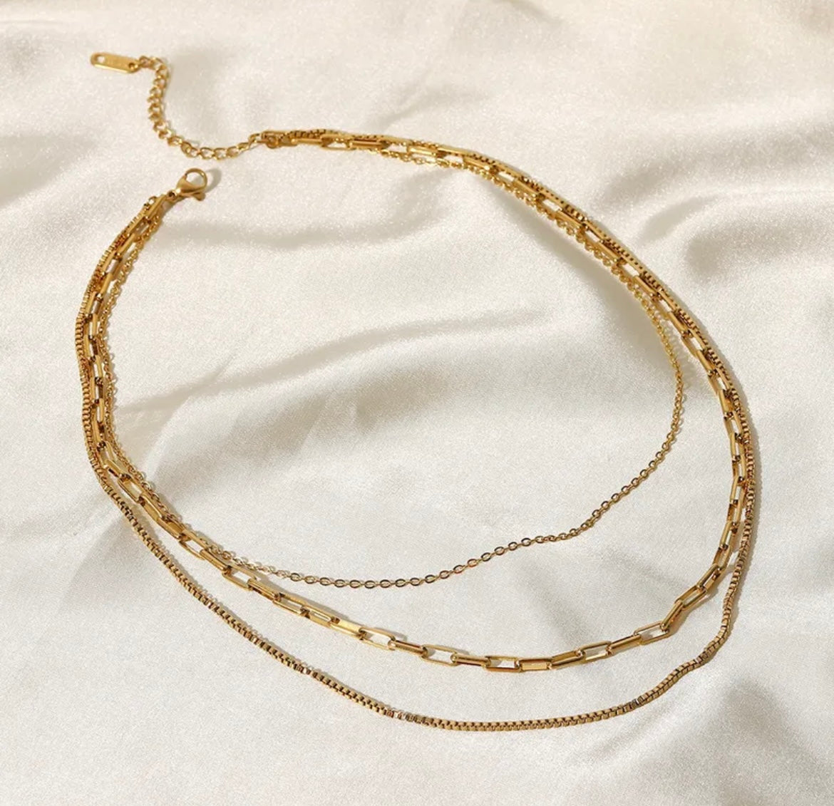 Collar Triple Cadena