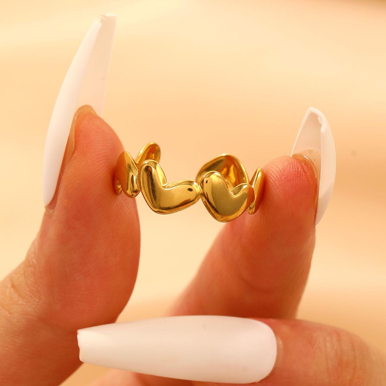 Anillo Corazón enlazado
