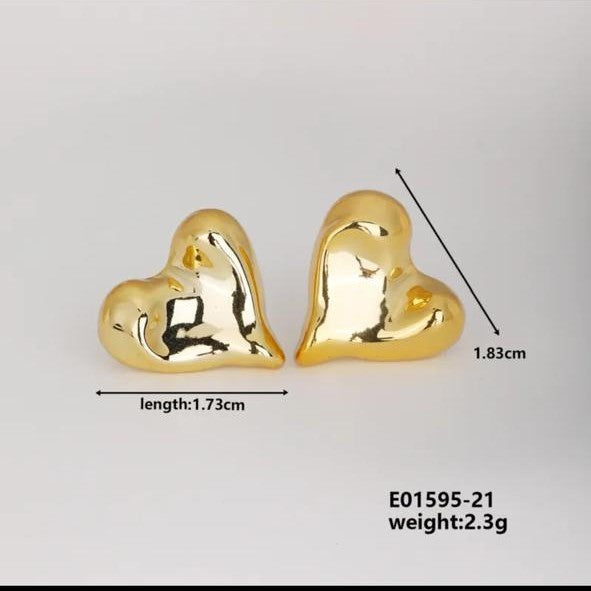 Aretes Corazón