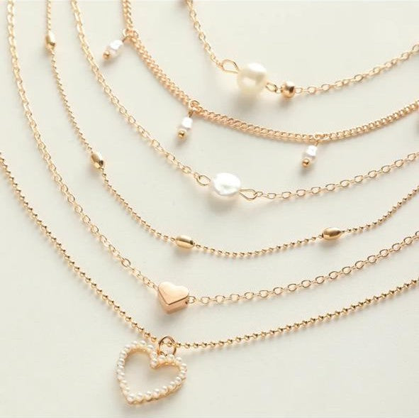 Collar corazones