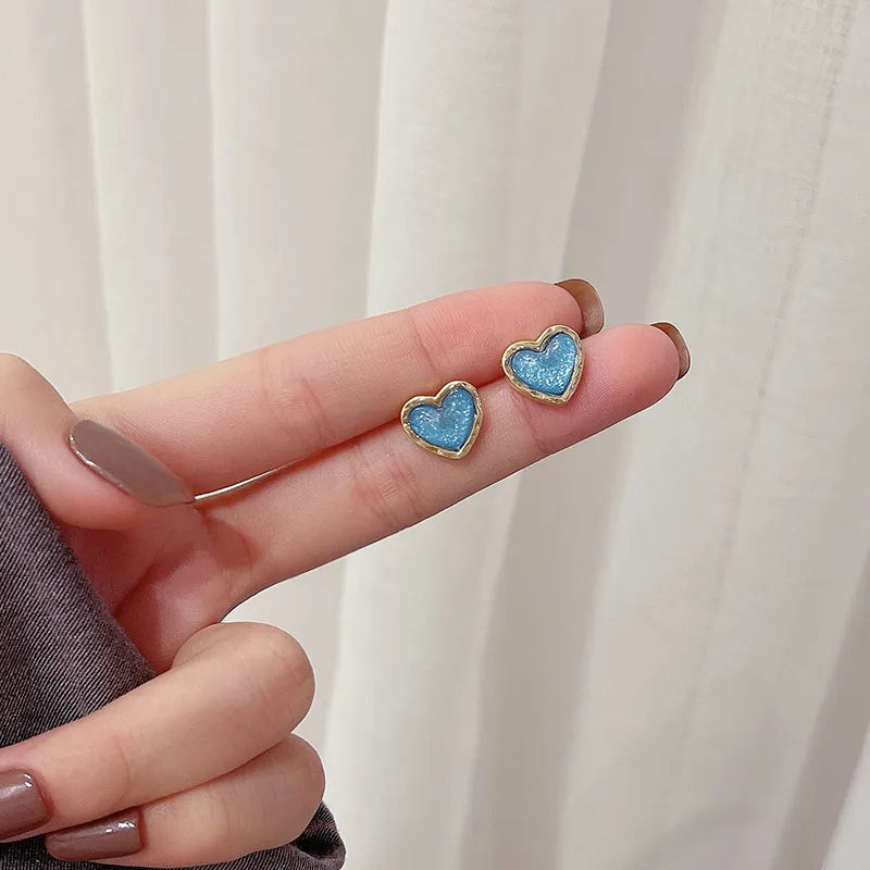 Aretes Corazón de piedra