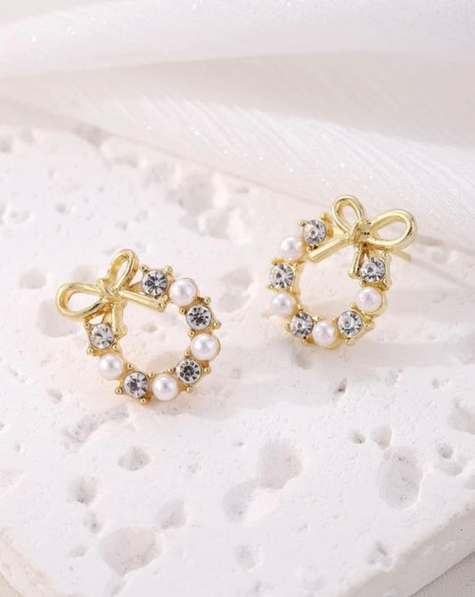 Aretes Coronita Moño