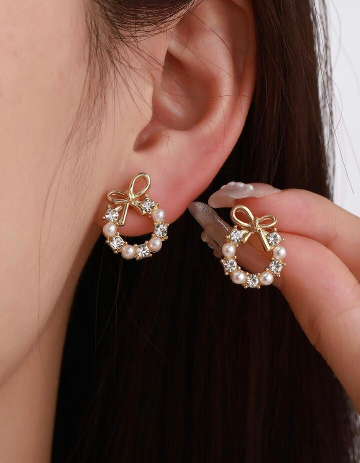 Aretes Coronita Moño