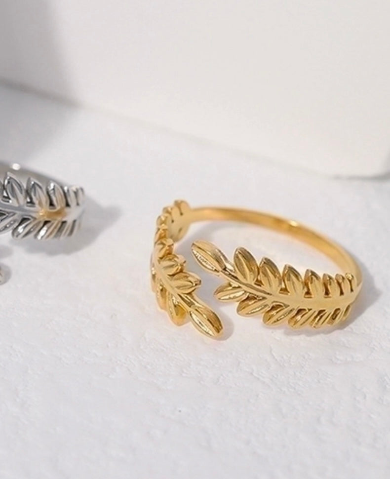 Anillo Hoja