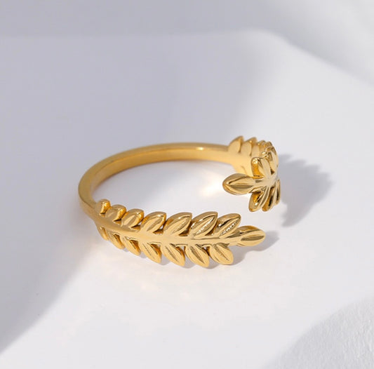 Anillo Hoja