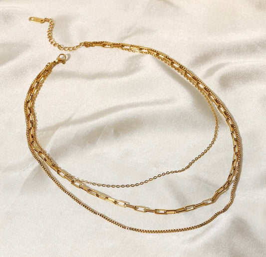 Collar Triple Cadena