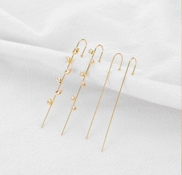 Aretes Bastón Floral