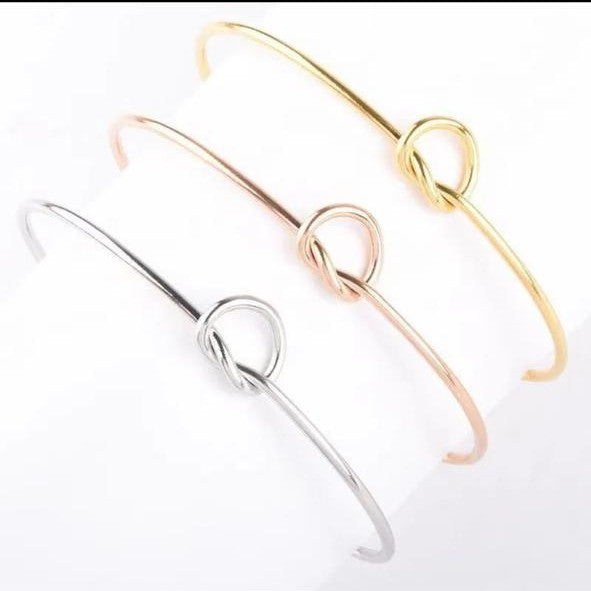 Brazalete nudo geométrico