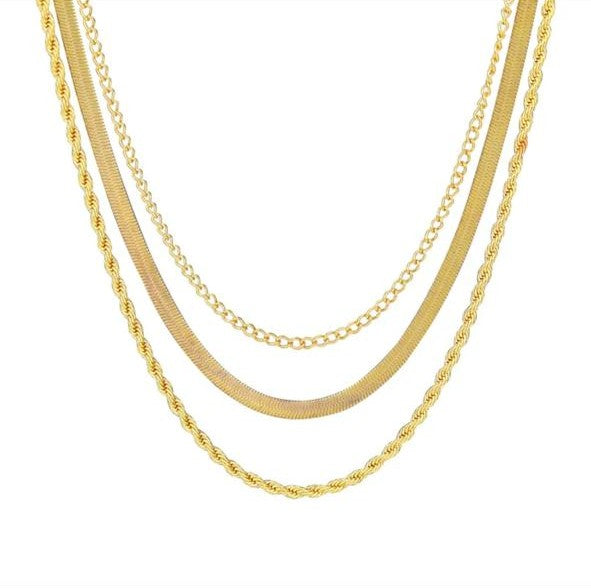 Collar Triple Eslabones