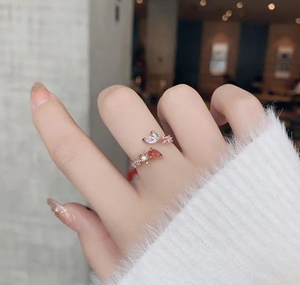 Anillo Espiral Floral